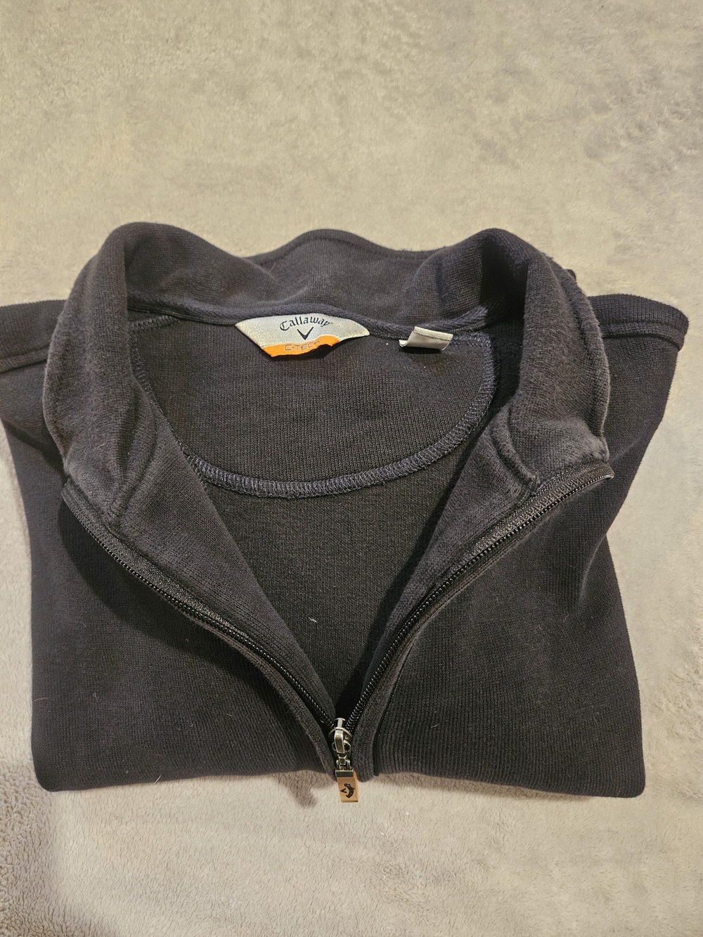 Callaway Black Men's Lightweight Quarter-Zip Jacket